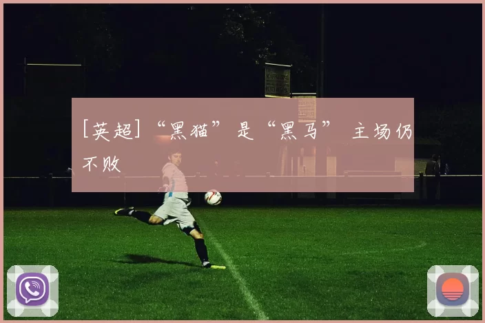 [英超]“黑猫”是“黑马” 主场仍不败
