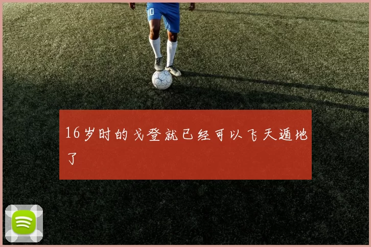 16岁时的戈登就已经可以飞天遁地了